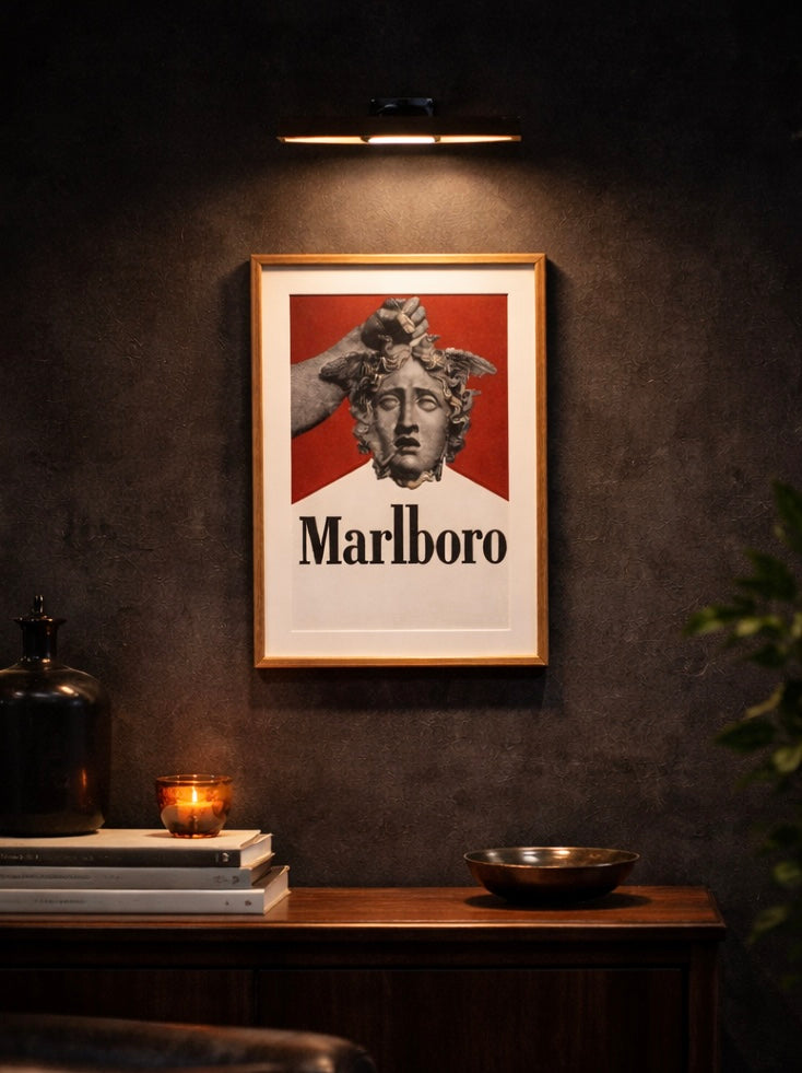 Tableau A Vintage Racing – Esthétique Iconique Rouge & Blanc